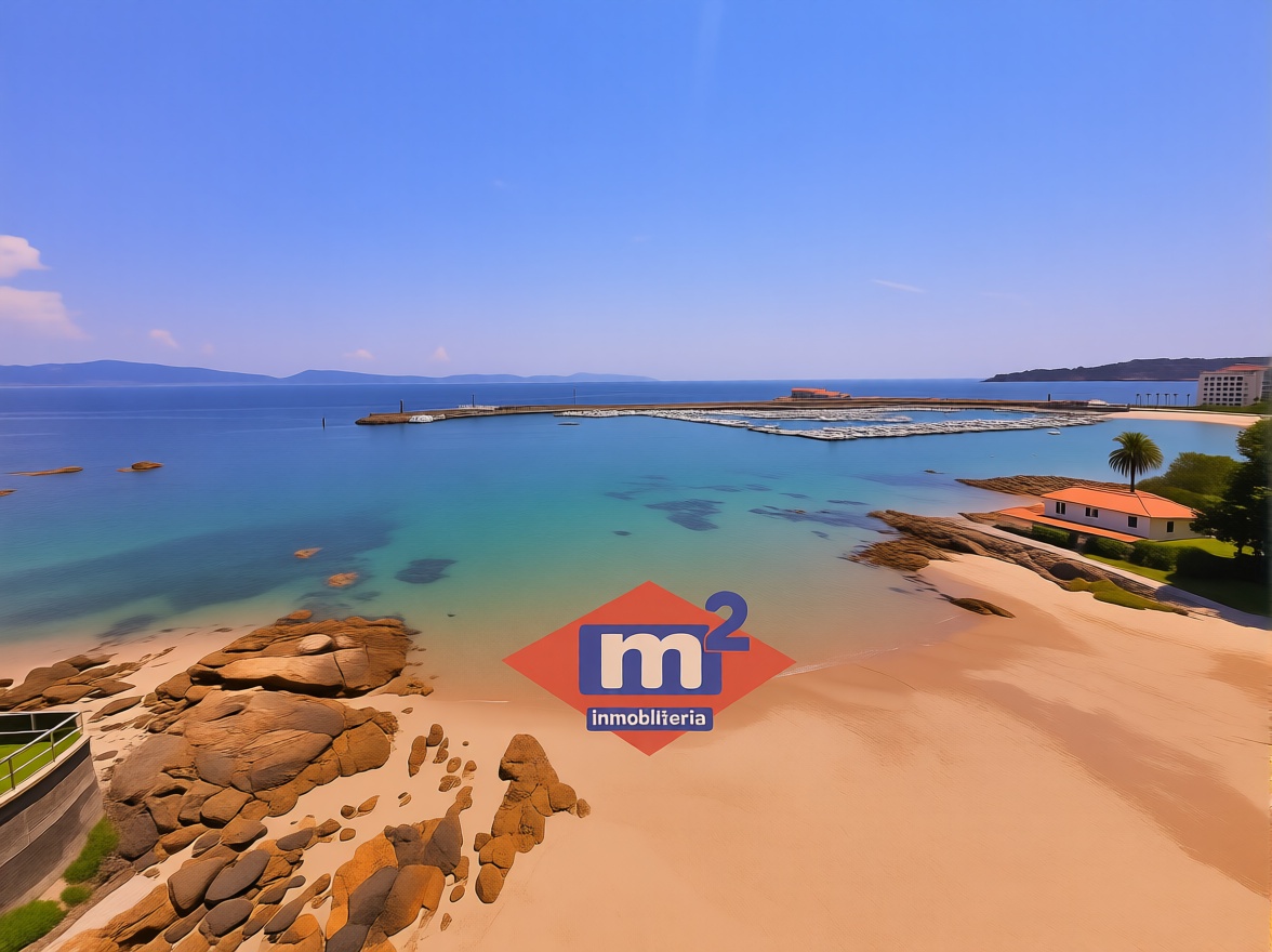 Beachfront duplex in Sanxenxo — Sea view