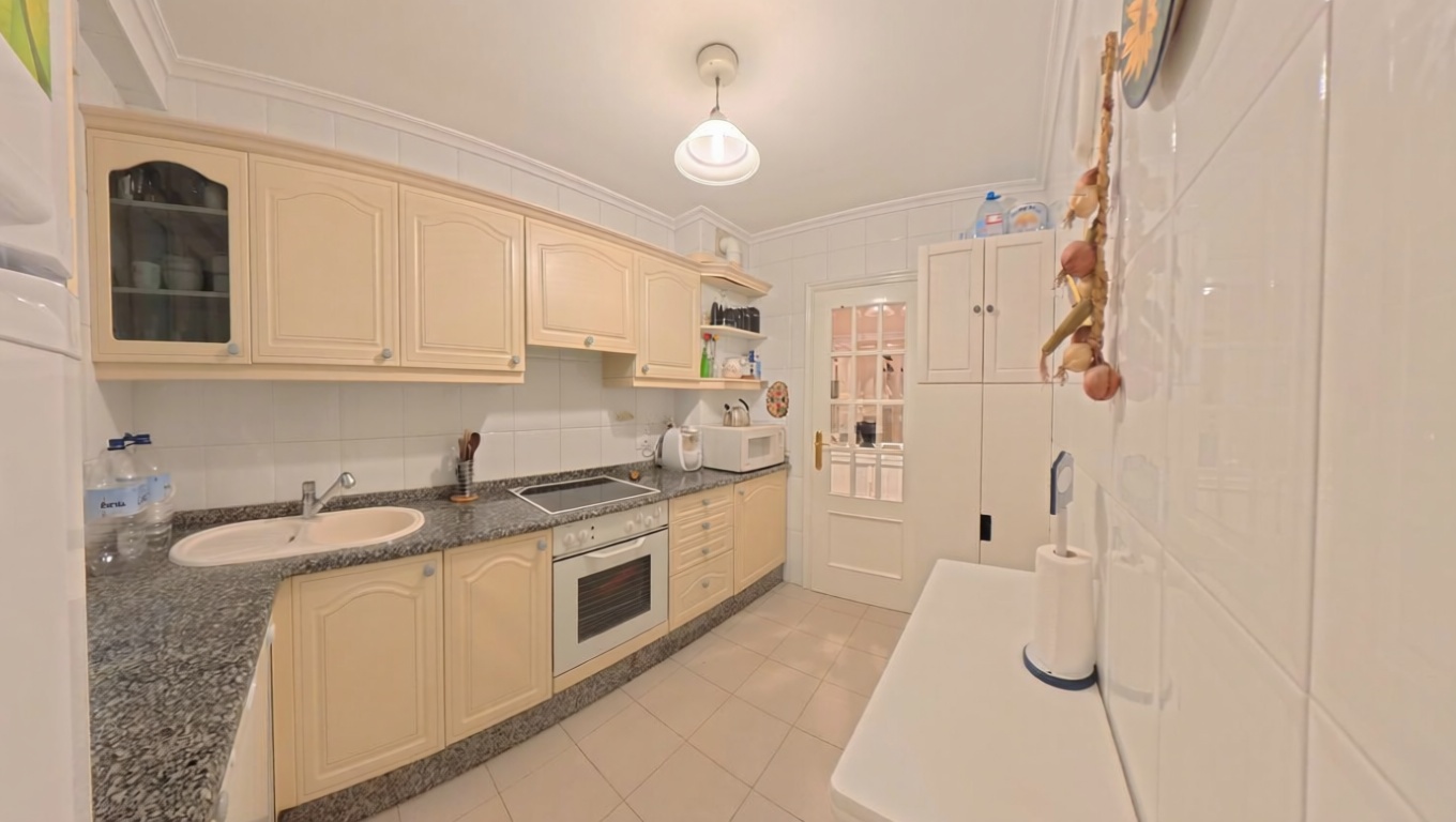 Appartement en première ligne de plage à Sanxenxo — Cuisine