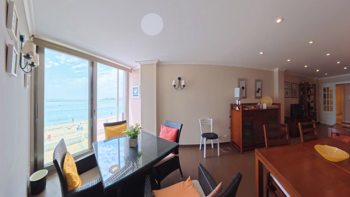 Appartement en première ligne de plage à Sanxenxo — Terrasse mer