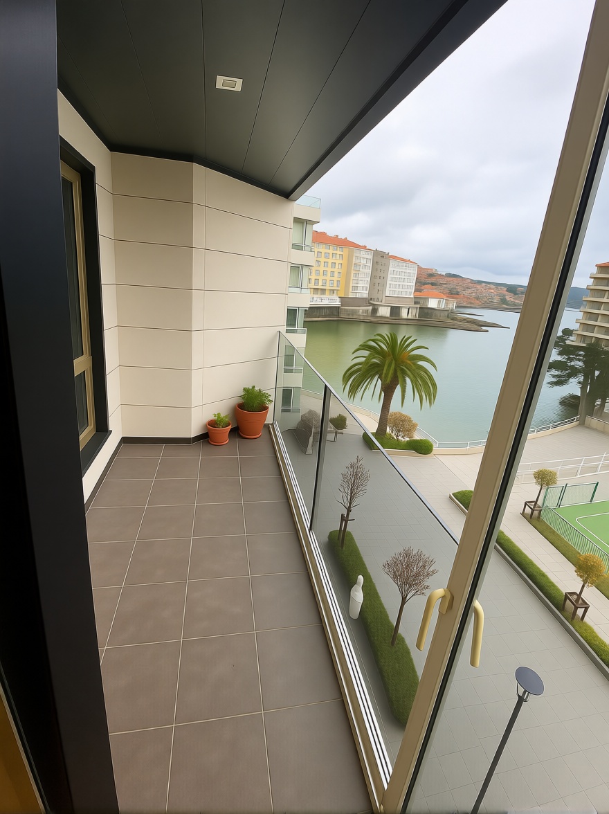 Beachfront flat in Sanxenxo