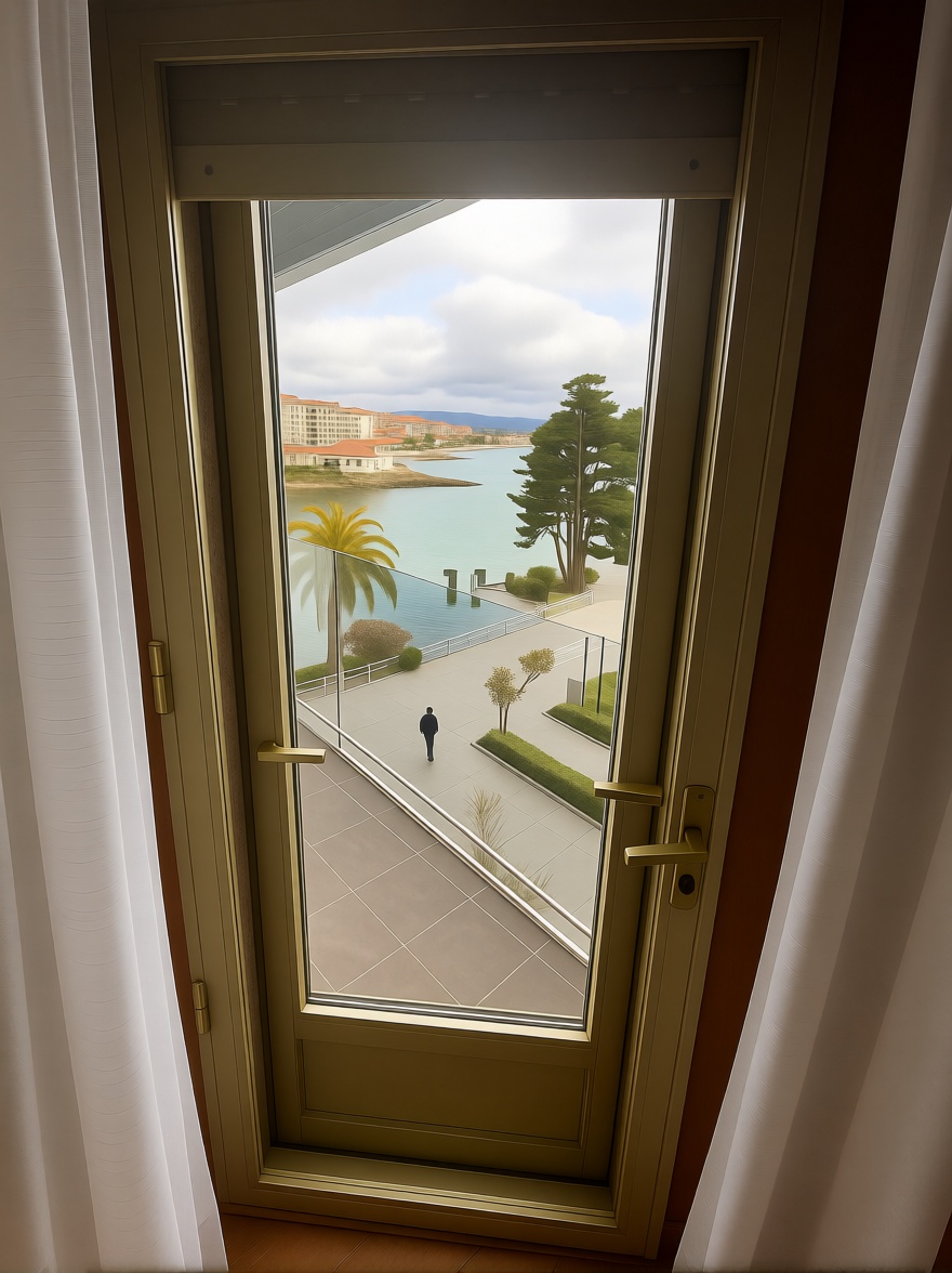 Beachfront flat in Sanxenxo — Sea view