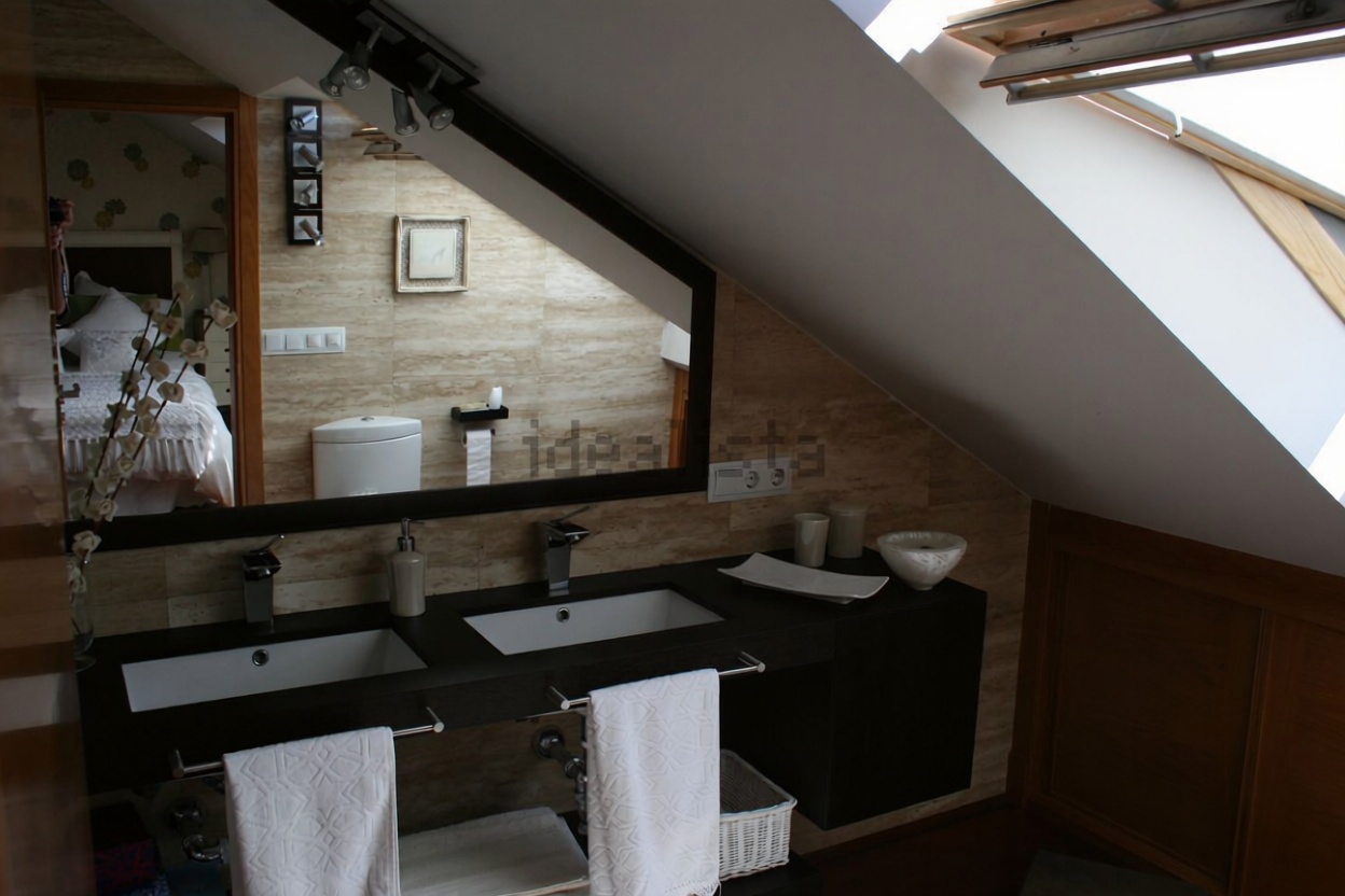 Chalet avec accès direct à la plage à O Grove — Sanitaires