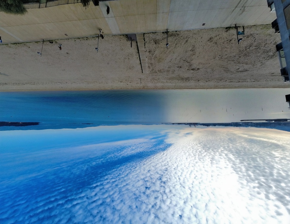 Beachfront flat in Vilagarcía de Arousa — Aerial