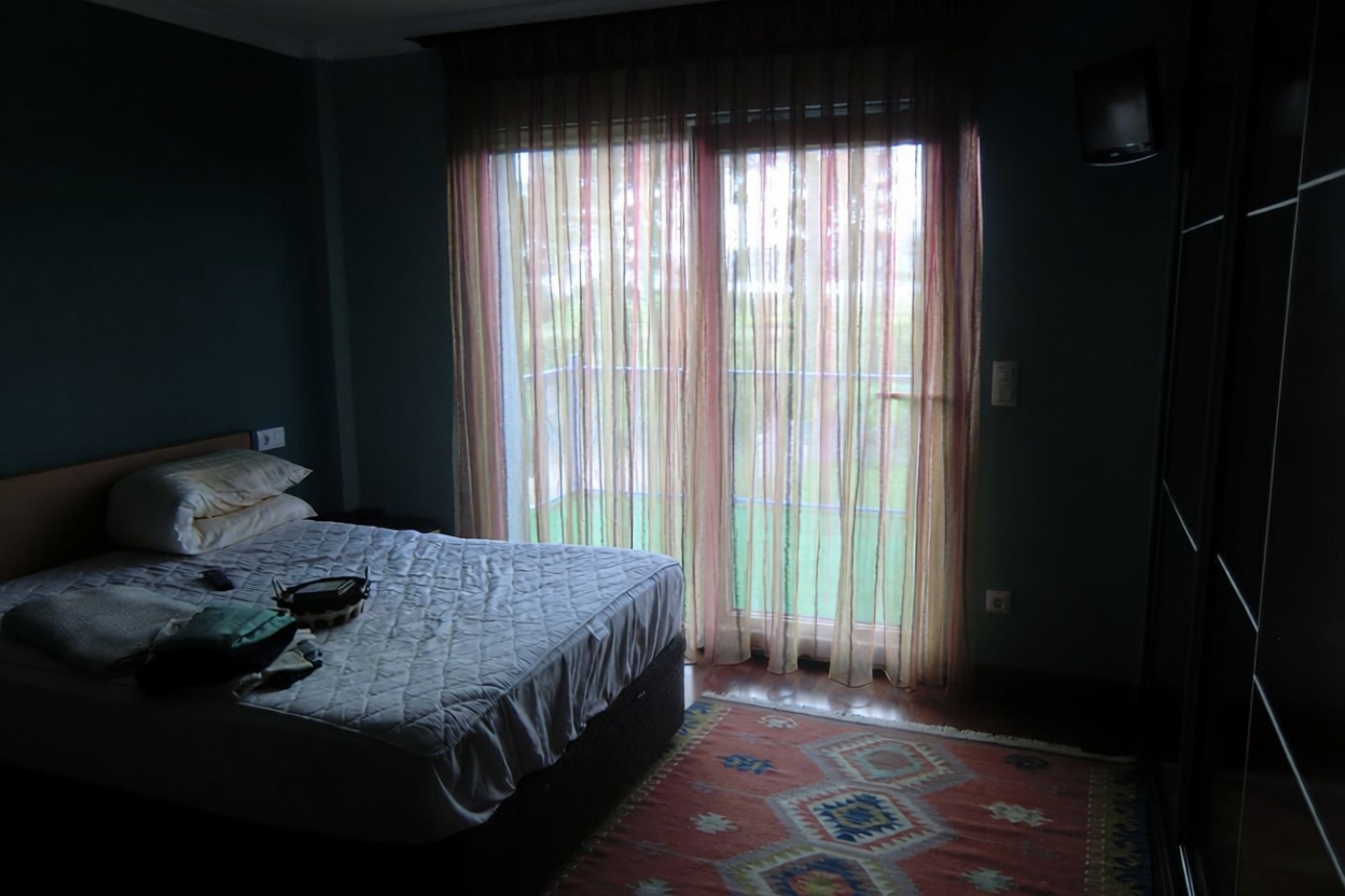 Chalet con acceso directo a playa en Villalonga — Dormitorio