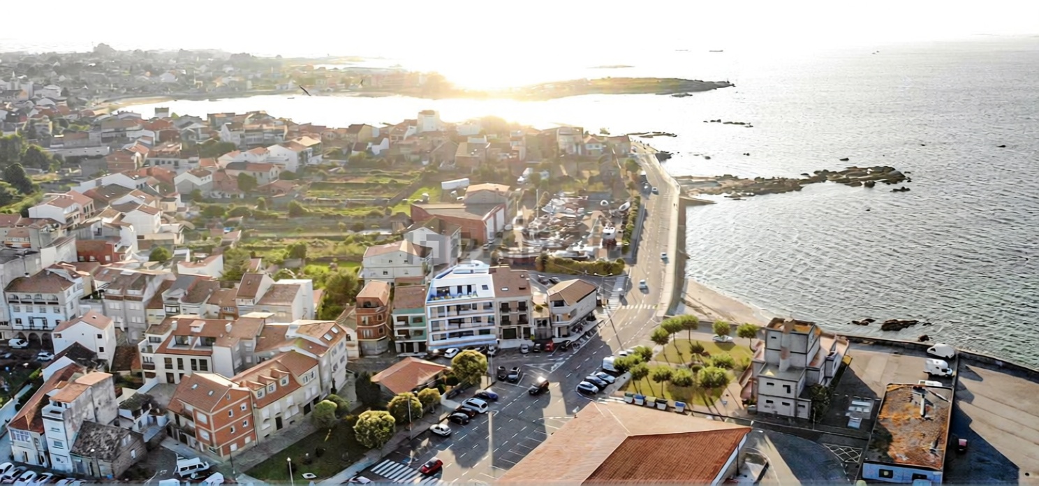 Seafront attic in O Grove — Aerial