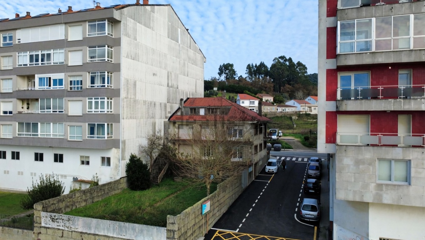 Beachfront flat in Vilagarcía de Arousa — Facade