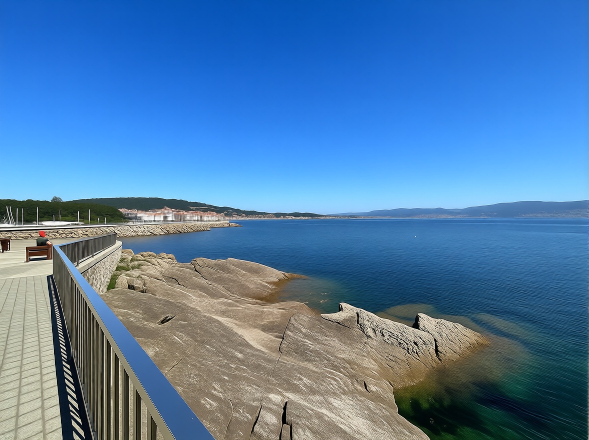 Beachfront flat in Sanxenxo — Living room