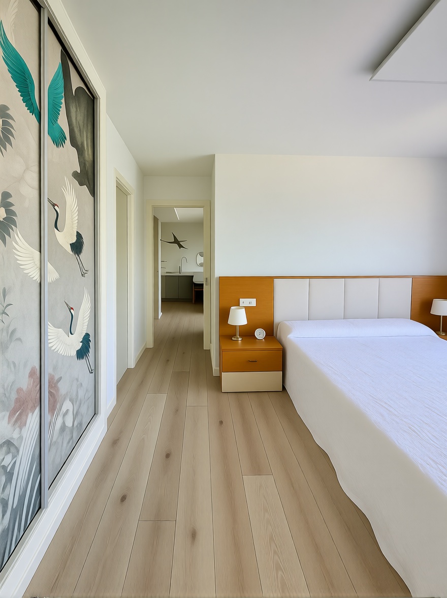Apartamento em primeira linha de praia em Illa de Arousa — Quarto