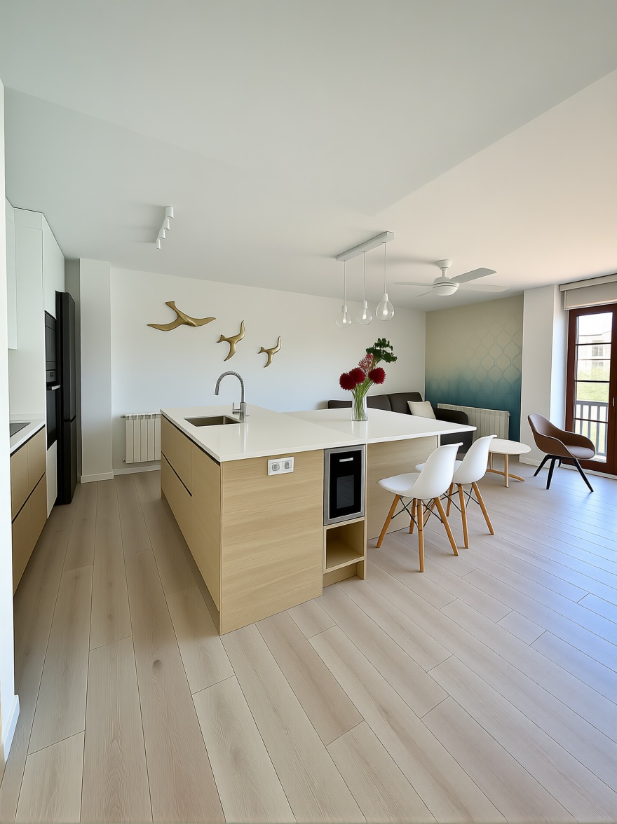 Apartamento em primeira linha de praia em Illa de Arousa — Cozinha