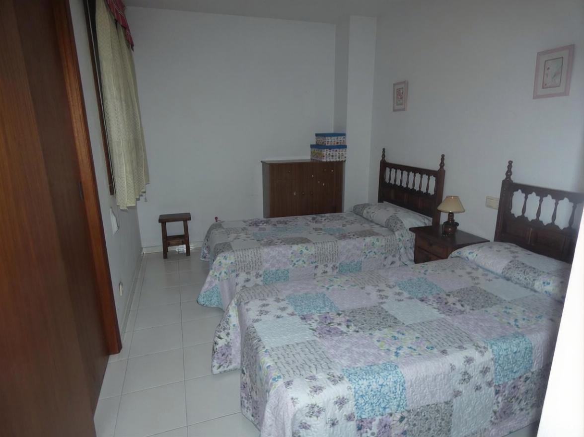 Apartamento em primeira linha de praia em Sanxenxo — Quarto