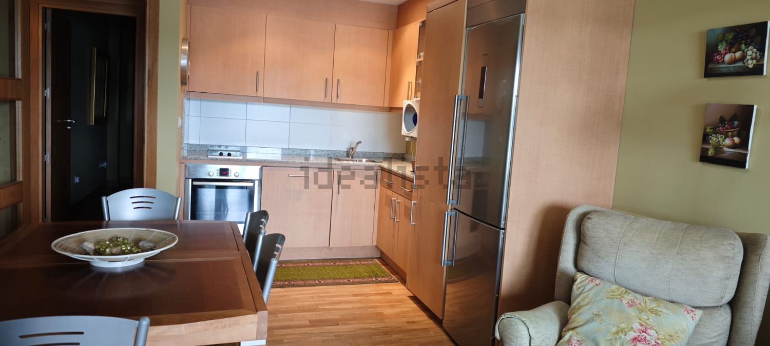 Appartement en première ligne de plage à O Grove — Cuisine