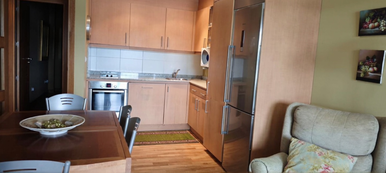 Beachfront flat in O Grove — Kitchen