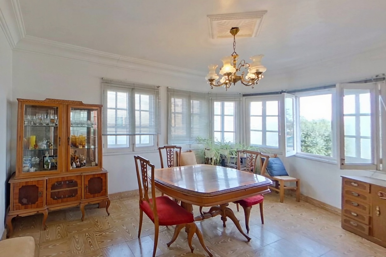 Chalet mit direkter Strandzugang in O Grove — Esszimmer
