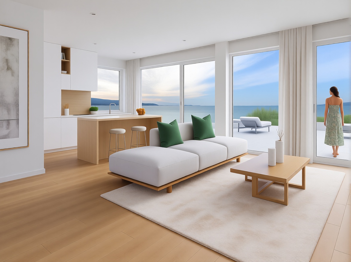 Beachfront flat in Vilagarcía de Arousa — Living room