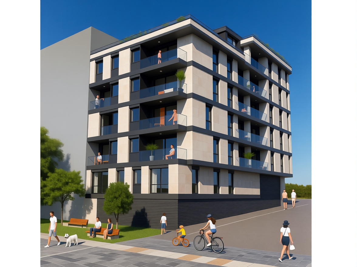 Beachfront flat in Vilagarcía de Arousa — Facade