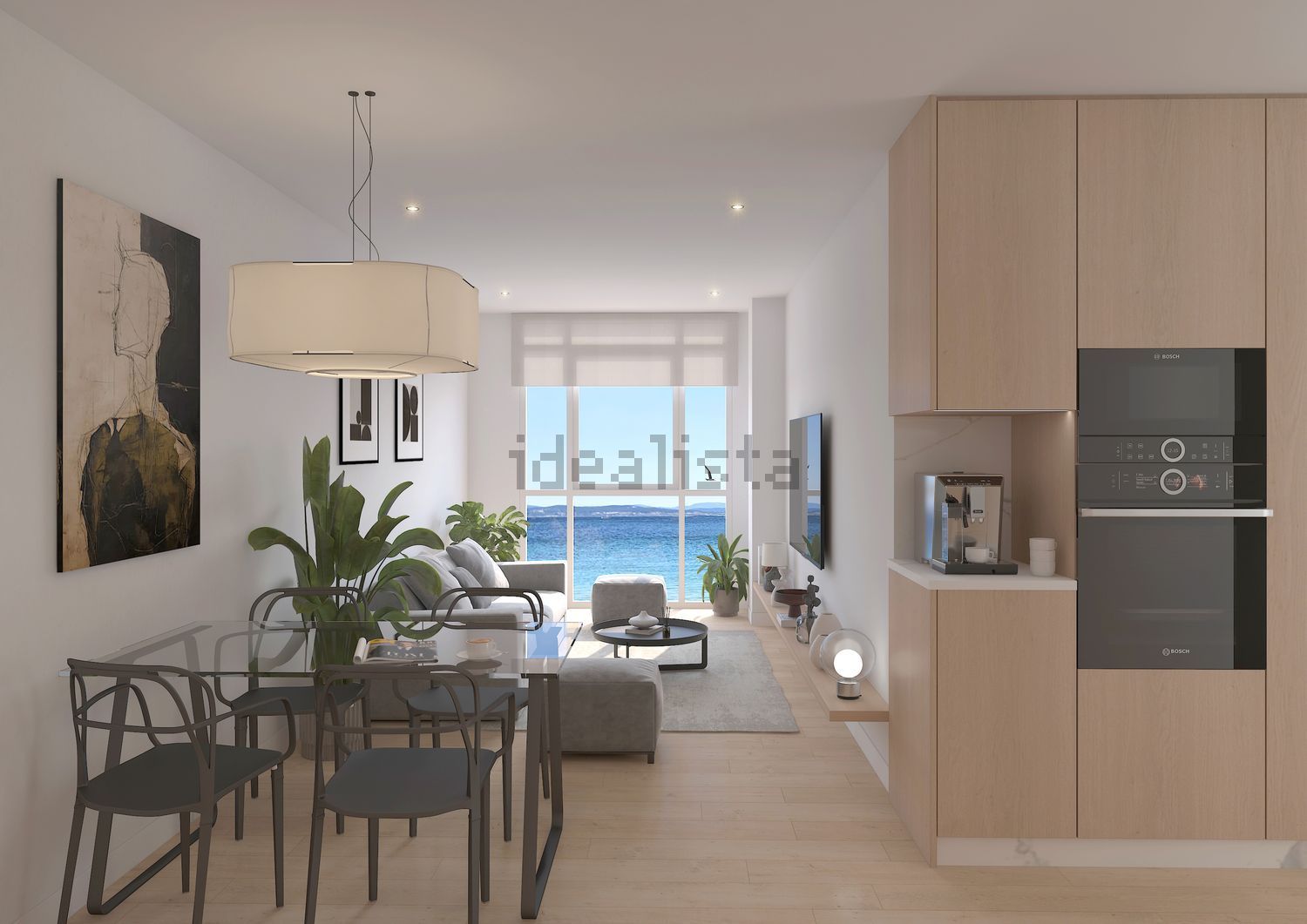 Appartement en première ligne de plage à Puebla del Caramiñal