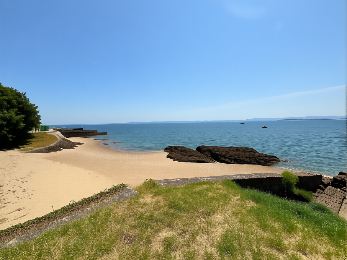Chalet with direct beach access in Puebla del Caramiñal — Sea view