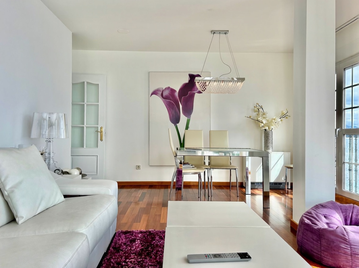 Beachfront flat in Ribeira — Living room