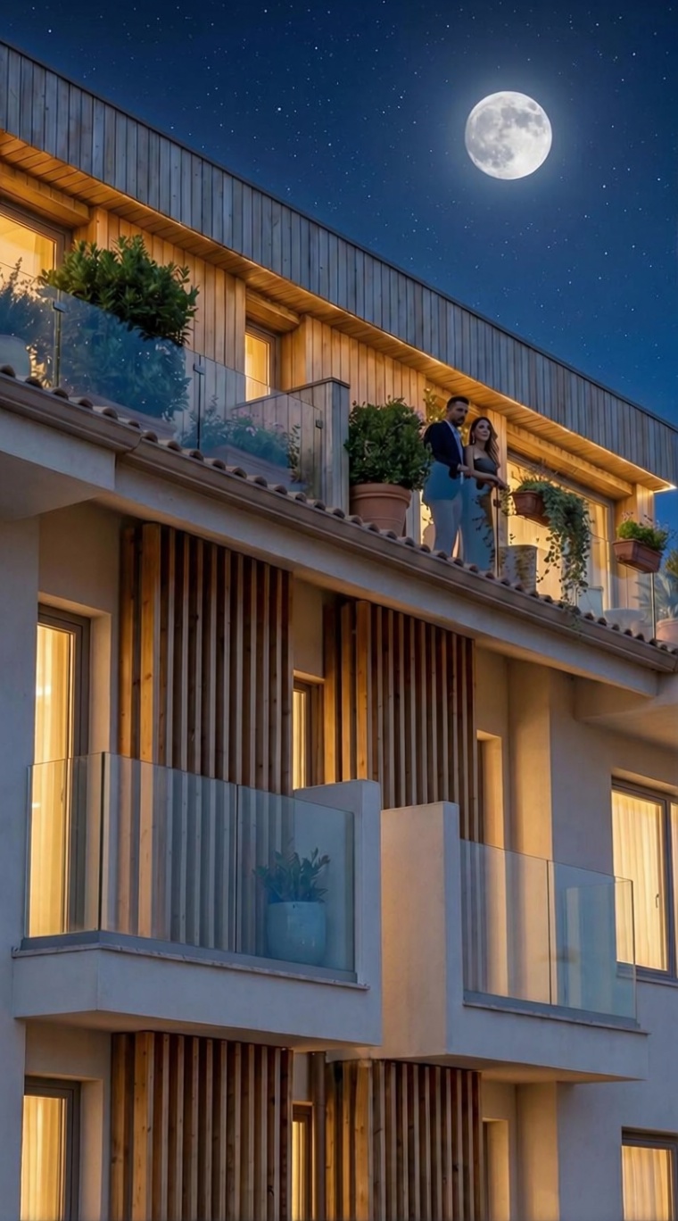 Beachfront flat in Ribeira — Terrace