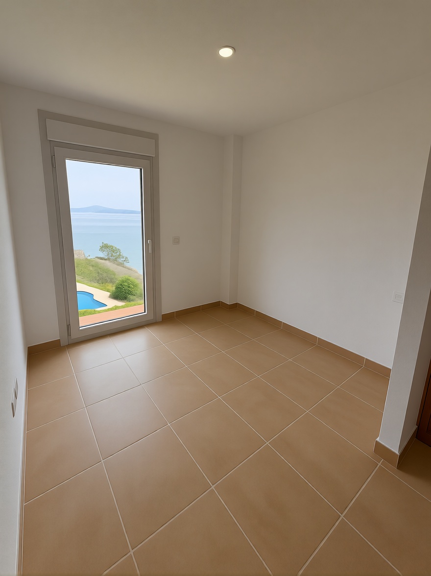 Seafront attic in Ribeira — Bedroom