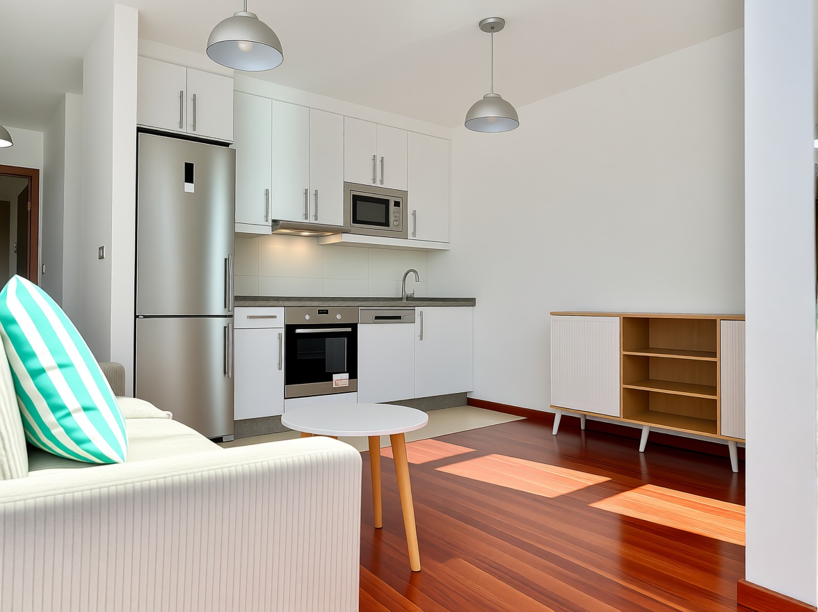 Seafront attic in Ribeira — Kitchen