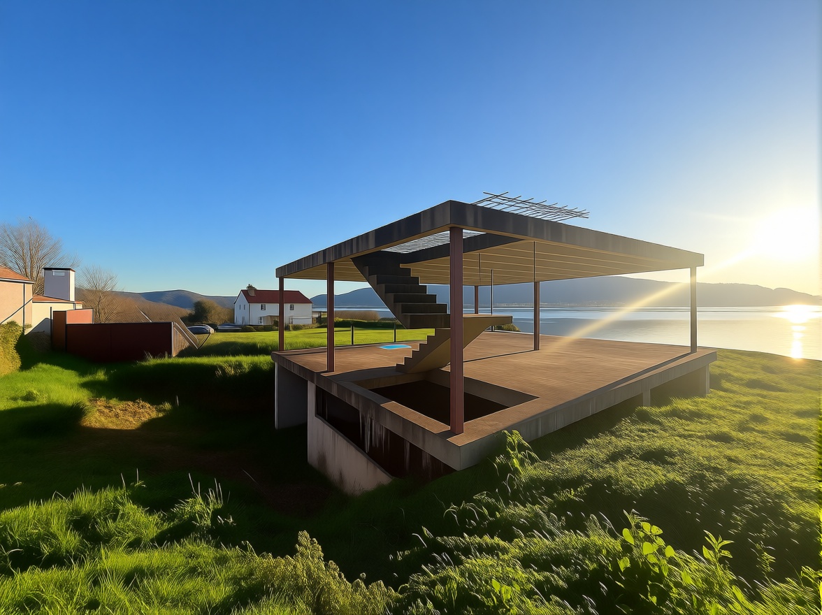 Chalet with direct beach access in Noja — Sea terrace
