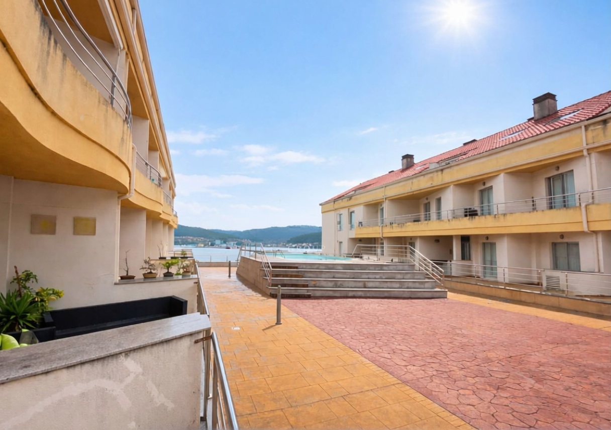 Beachfront flat in Corcubión