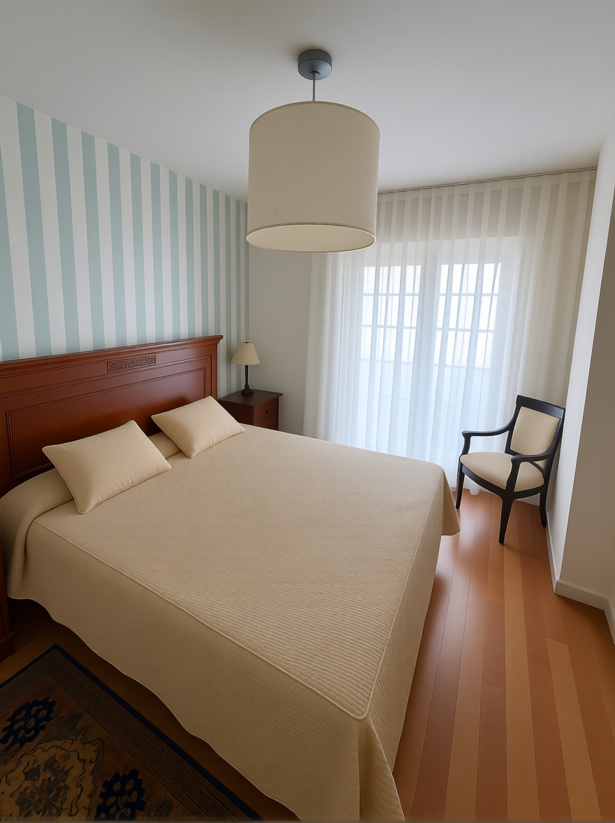 Beachfront flat in Fisterra — Bedroom