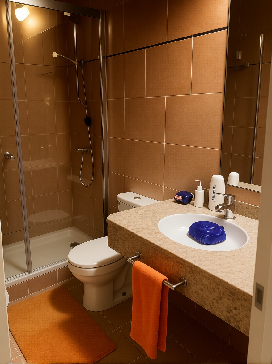 Beachfront flat in Fisterra — Bathroom