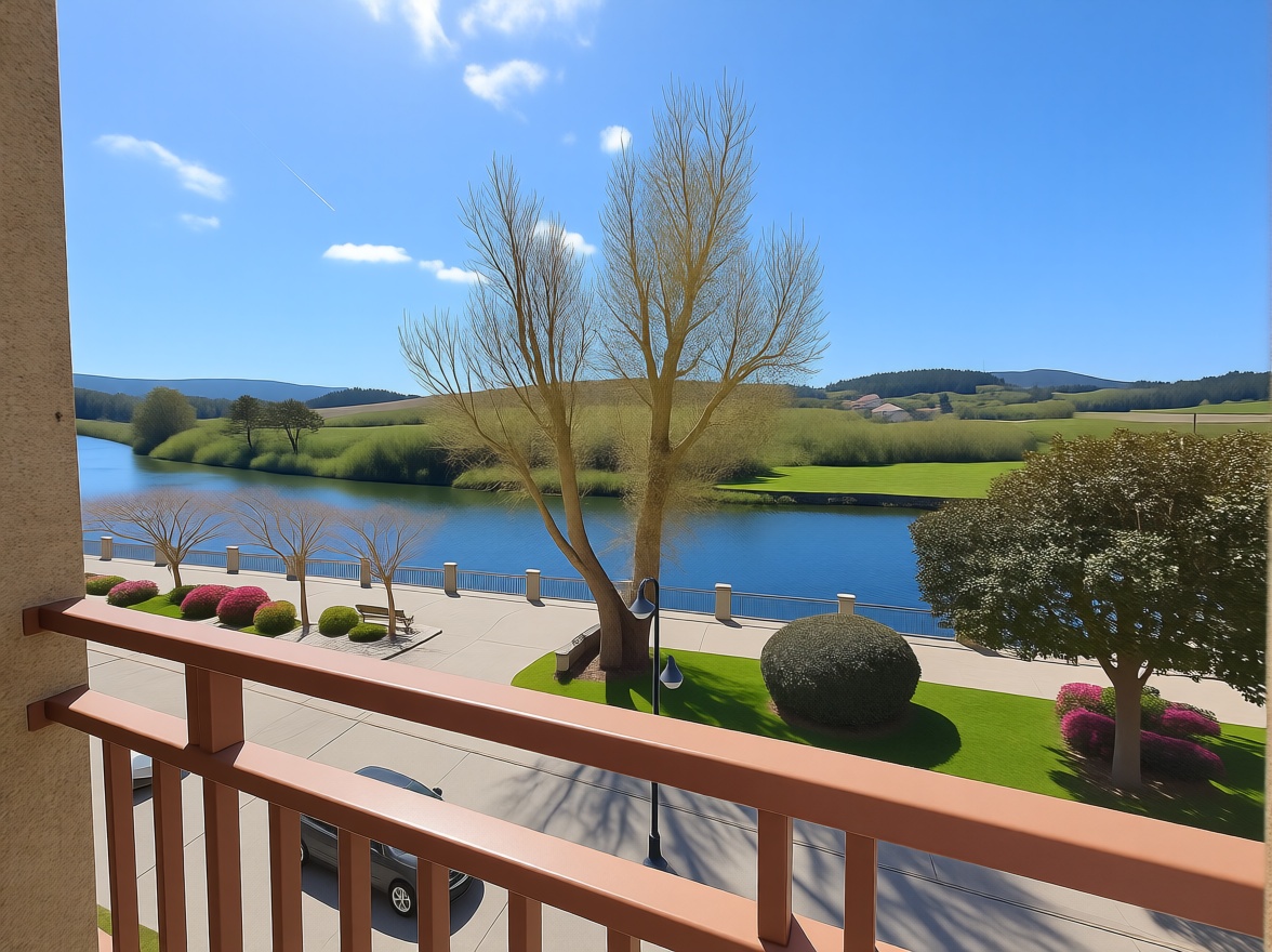Beachfront flat in Ponteceso — Sea terrace
