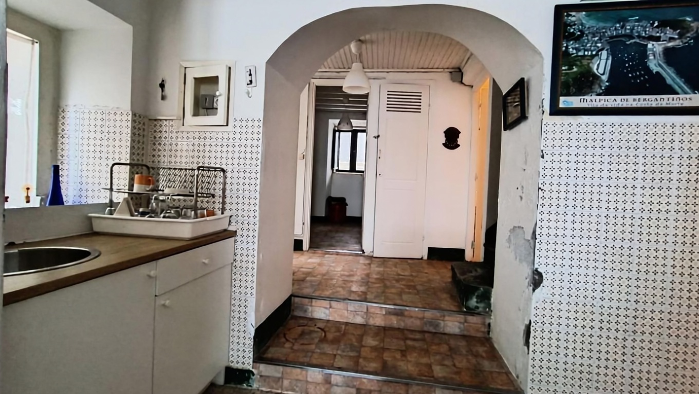 Chalet con acceso directo a playa en Malpica de Bergantiños — Cocina