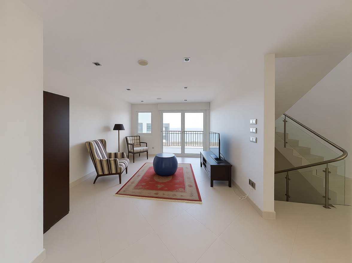 Chalet with direct beach access in Carballo — Living room