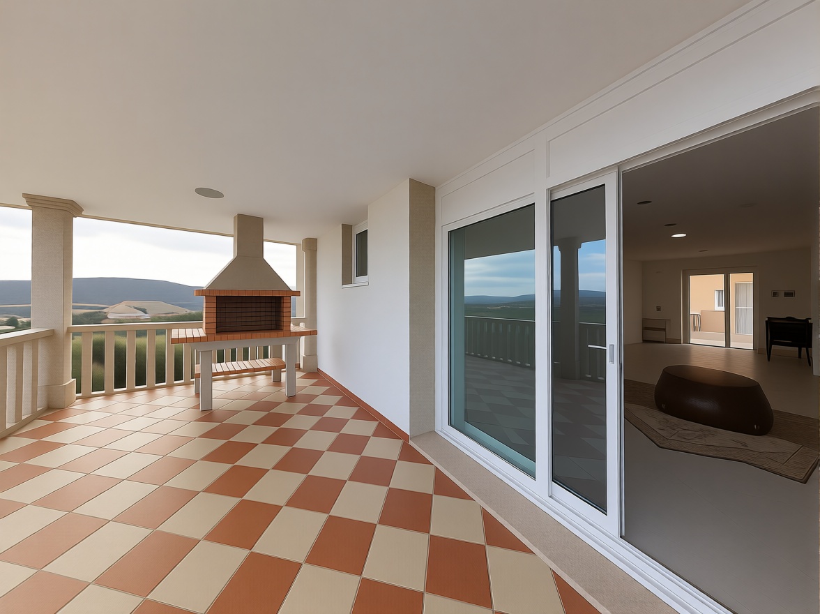 Chalet with direct beach access in Carballo — Kitchen