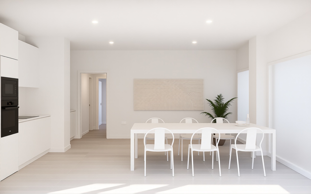 Seafront attic in A Coruña — Kitchen