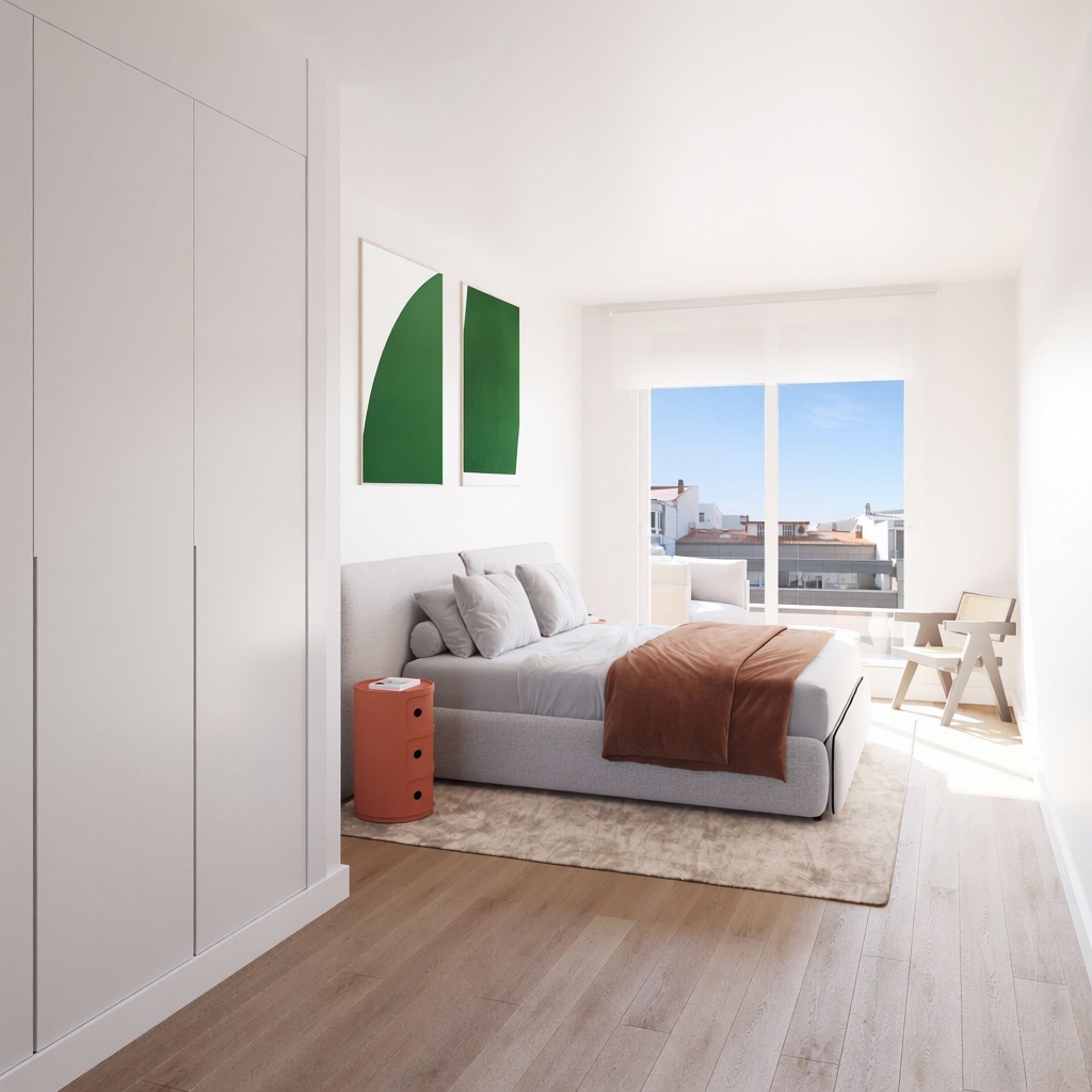 Seafront attic in A Coruña — Bathroom