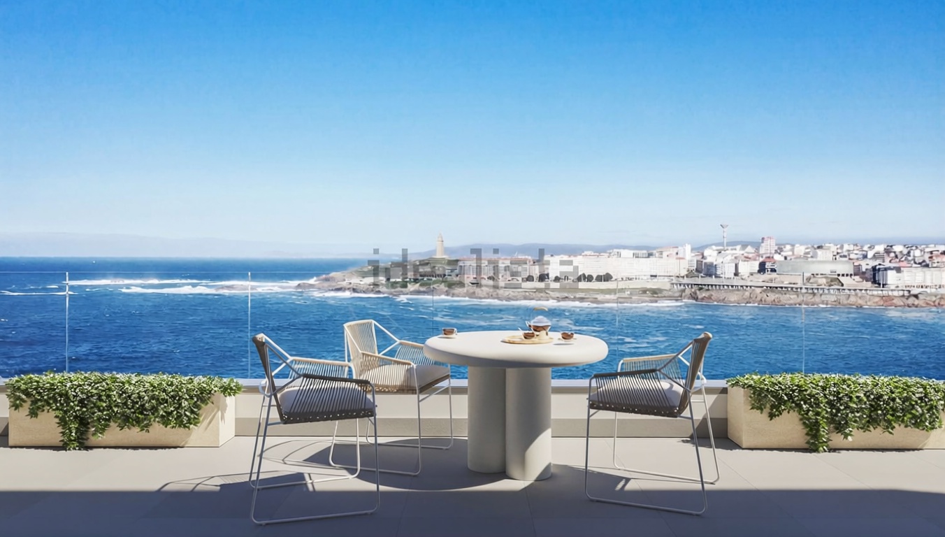 Пентхаус первая линия моря в A Coruña
