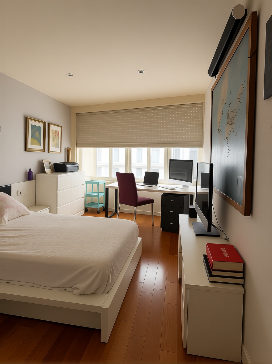 Beachfront flat in A Coruña — Bedroom