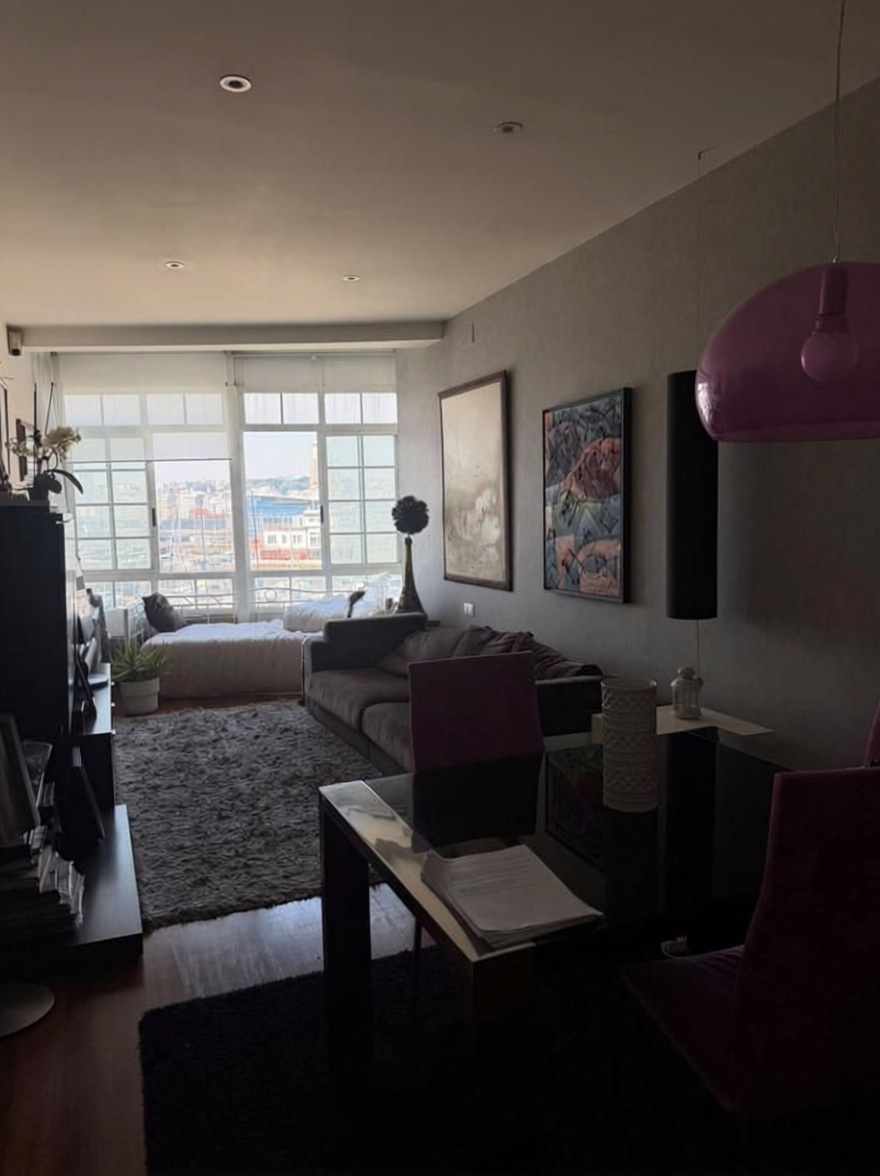 Beachfront flat in A Coruña — Living room