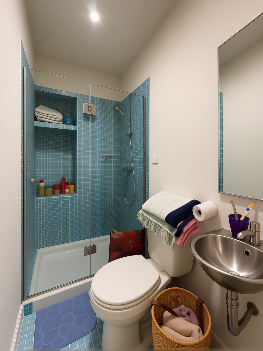 Beachfront flat in A Coruña — Bathroom