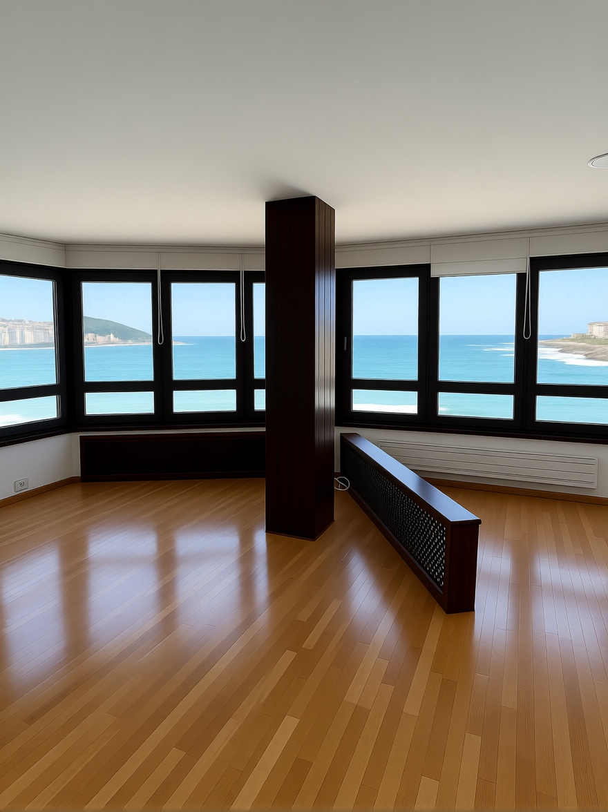 Beachfront flat in A Coruña — Living room