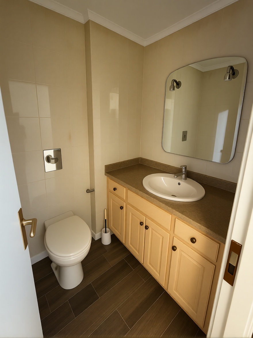 Beachfront flat in A Coruña — Bathroom