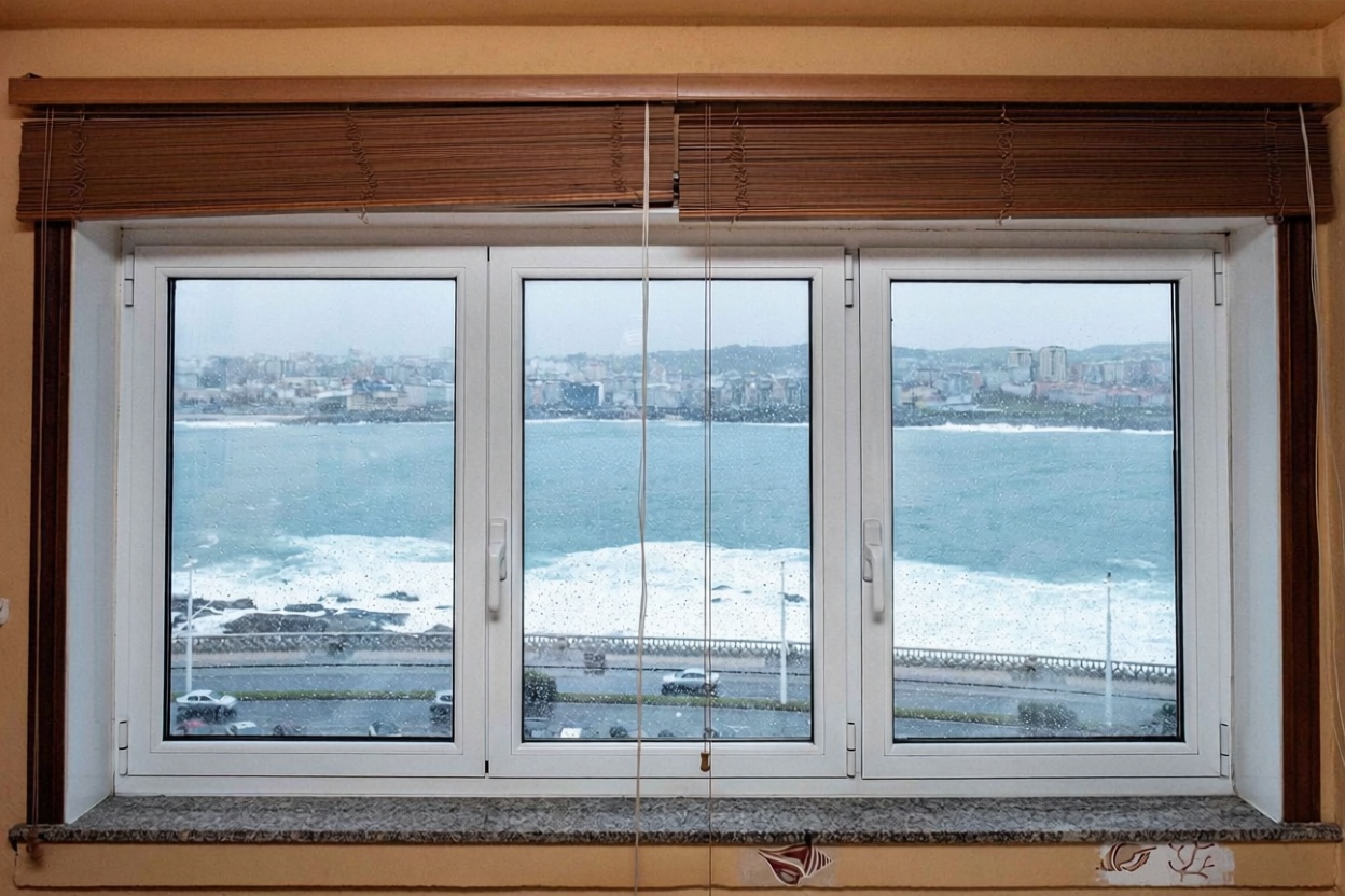 Квартира первая линия пляжа в A Coruña — Морской вид