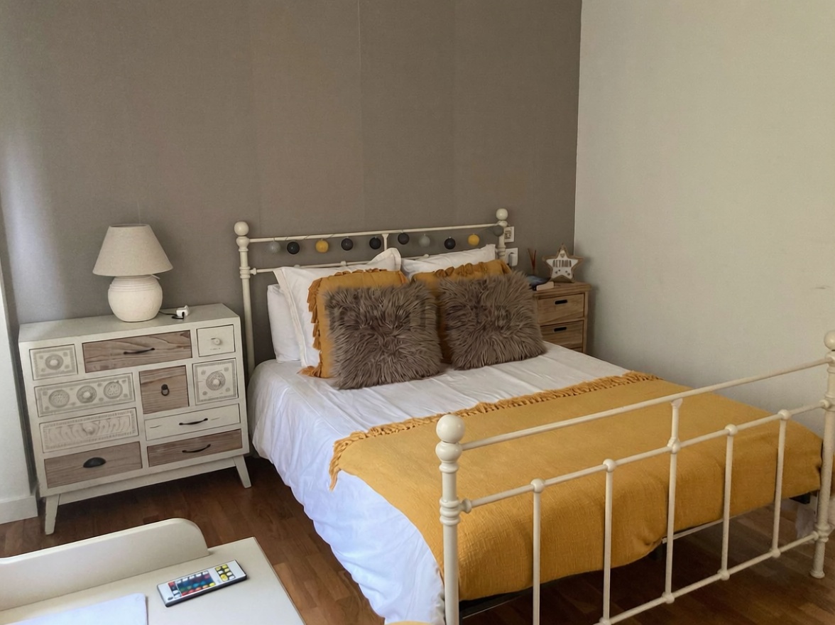 Квартира первая линия пляжа в A Coruña — Спальня