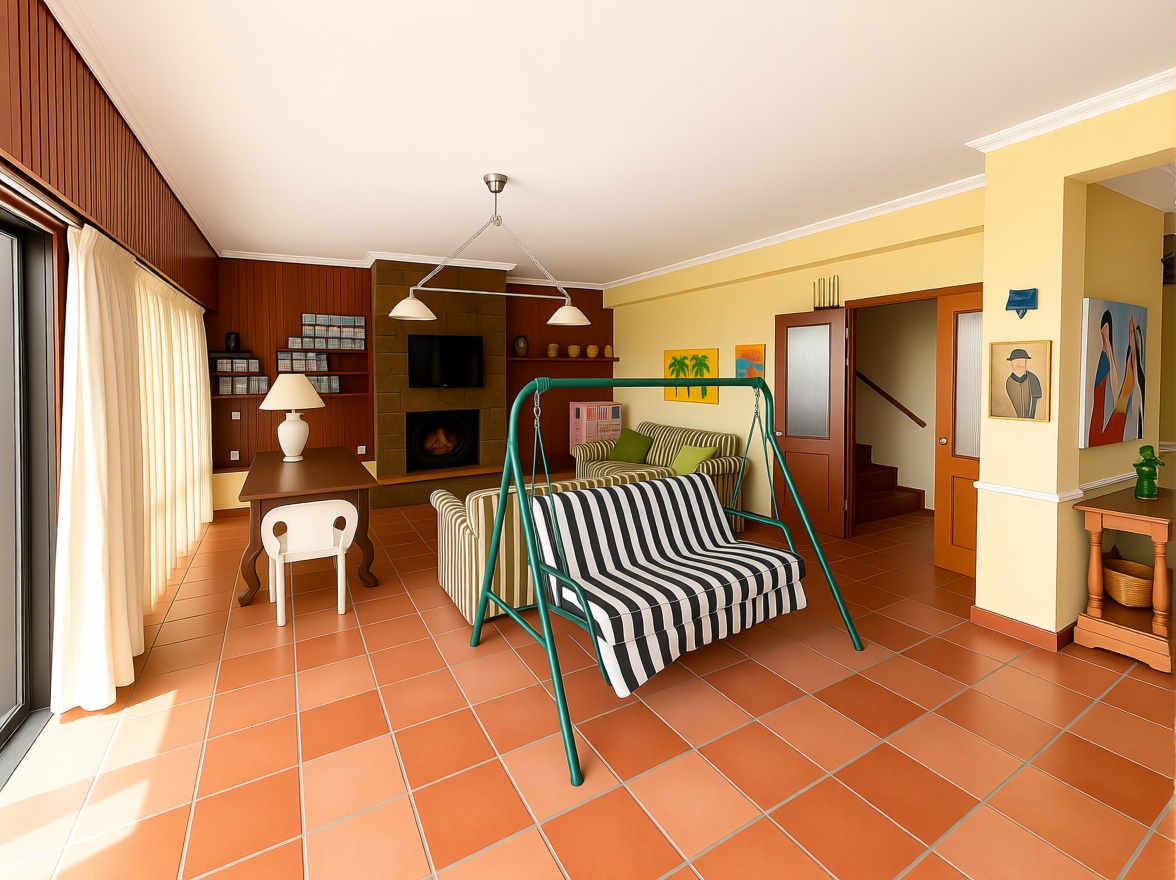 Chalet with direct beach access in Oleiros — Living room