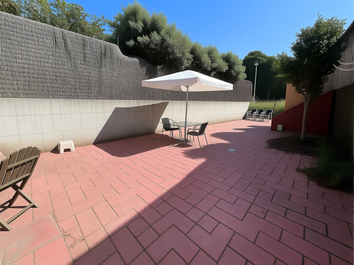 Chalet with direct beach access in Oleiros — Terrace