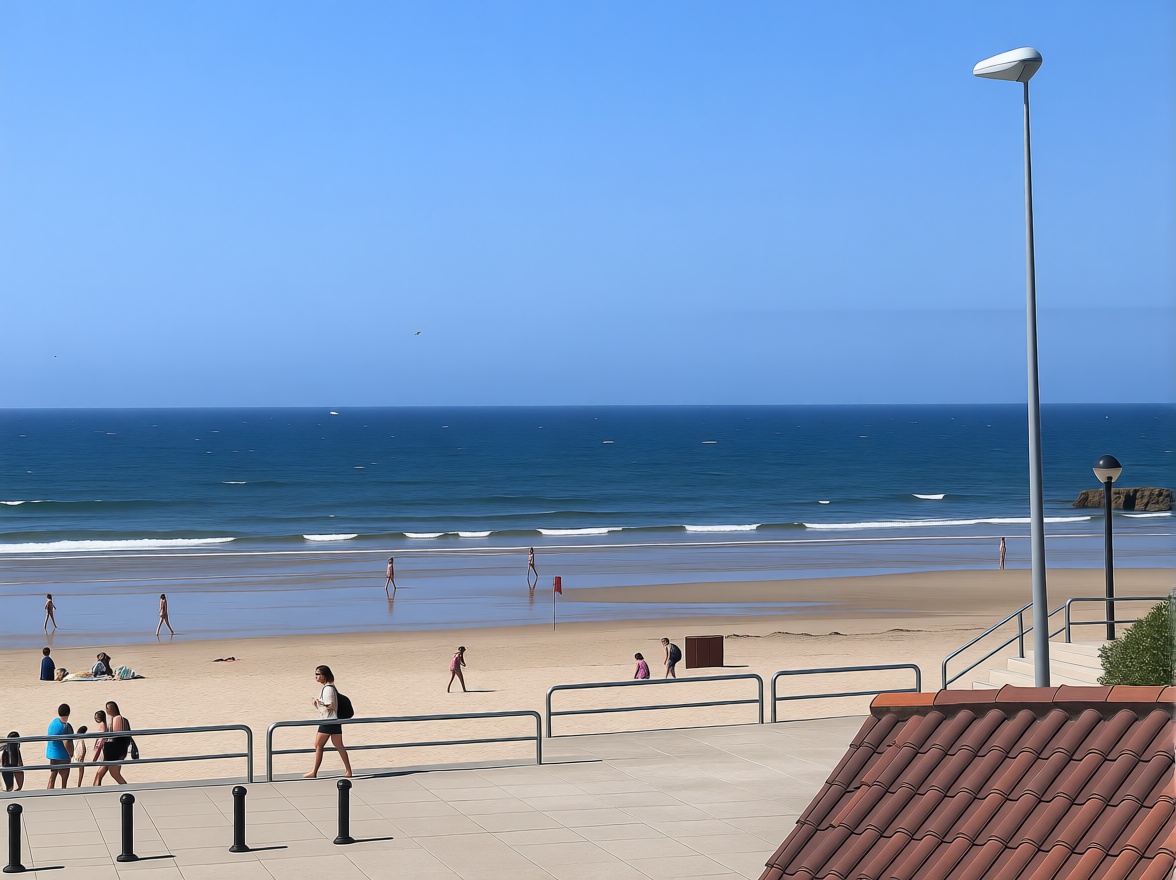 Chalet with direct beach access in Oleiros — Sea view