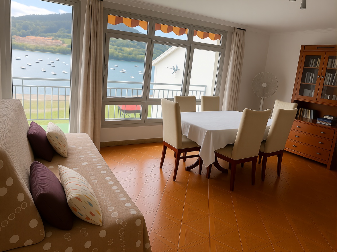 Chalet with direct beach access in Cabanes — Living room