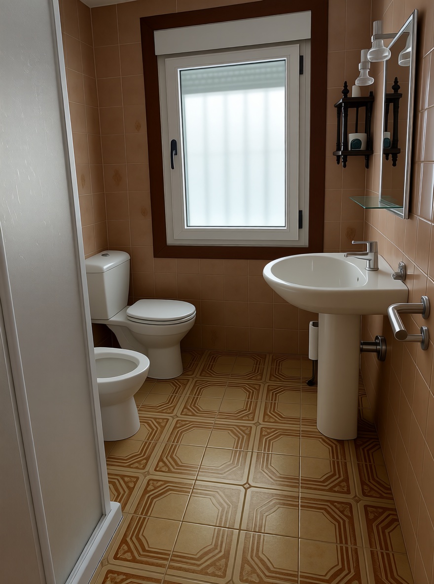 Chalet with direct beach access in Cabanes — Bathroom