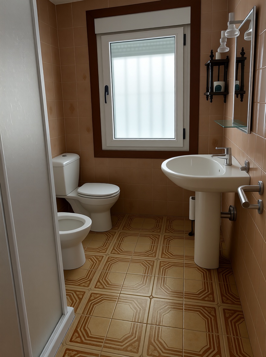 Chalet con acceso directo a playa en Cabanes — Baño