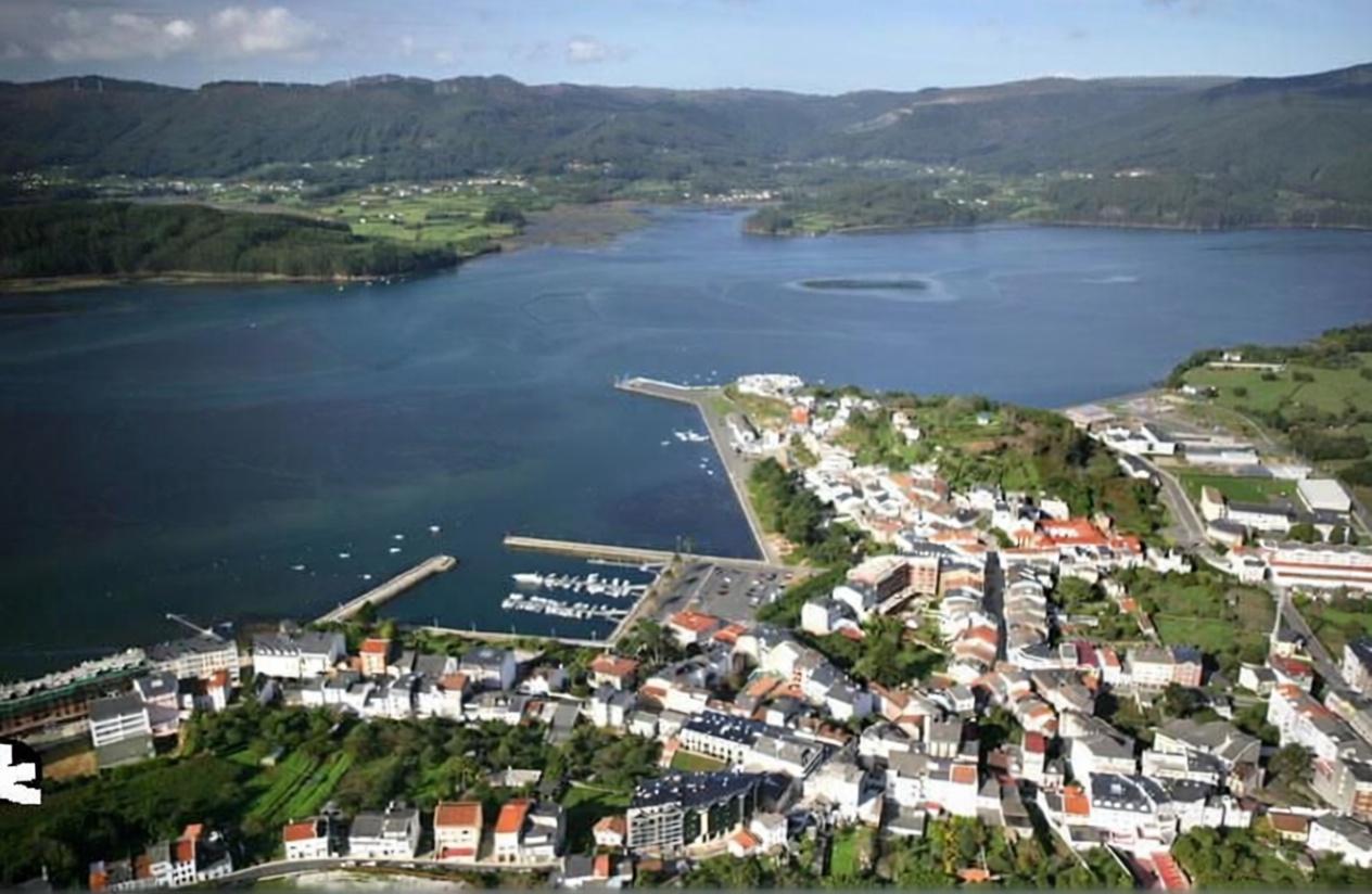 Квартира первая линия пляжа в A Coruña — Аэрофото